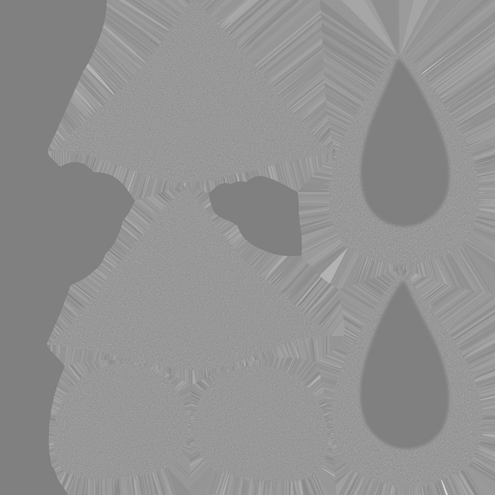 Furry Ears Tiara F08 Purple - Headband Character Design Low-poly 3D model_16