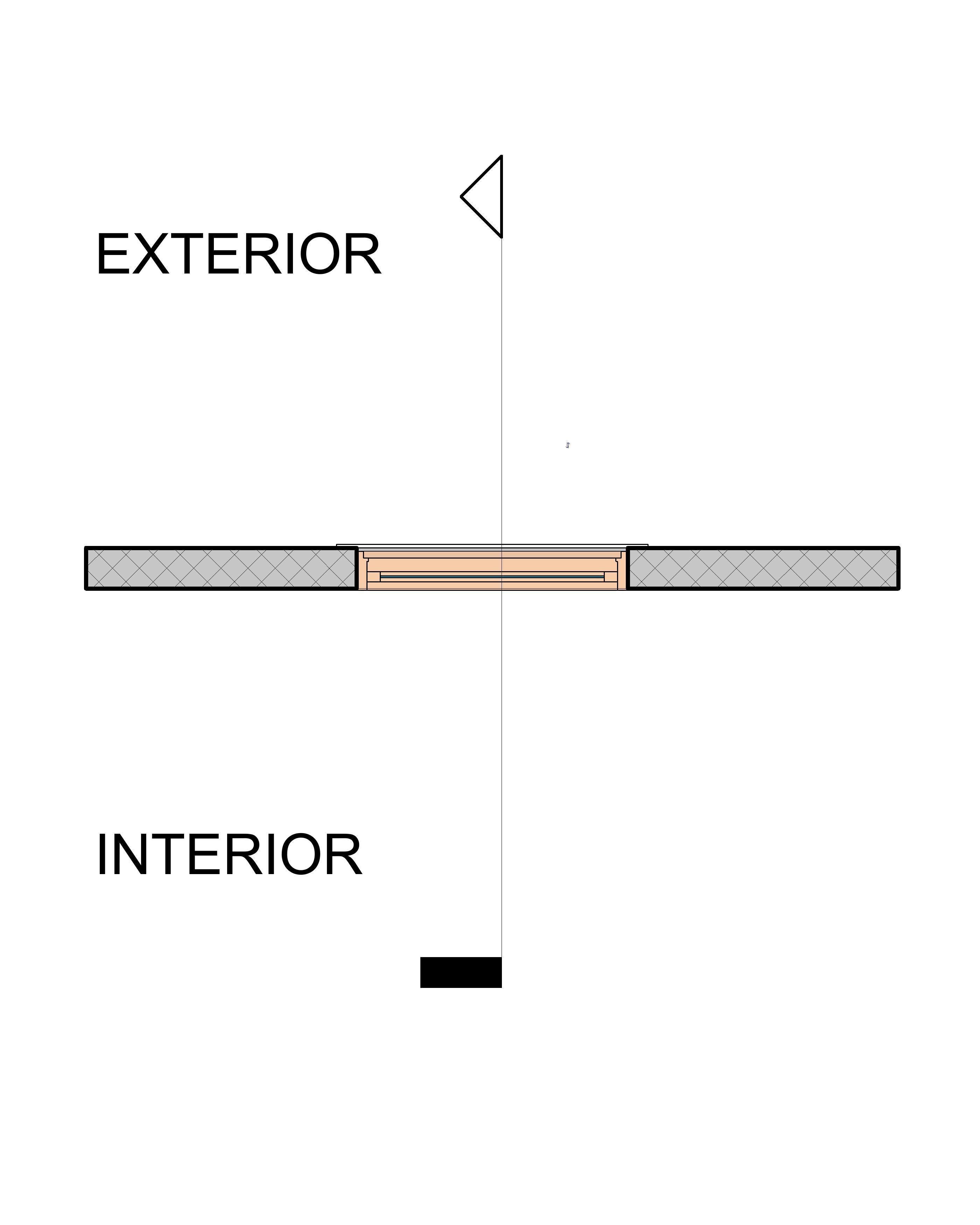 Brick header window 3D model_7