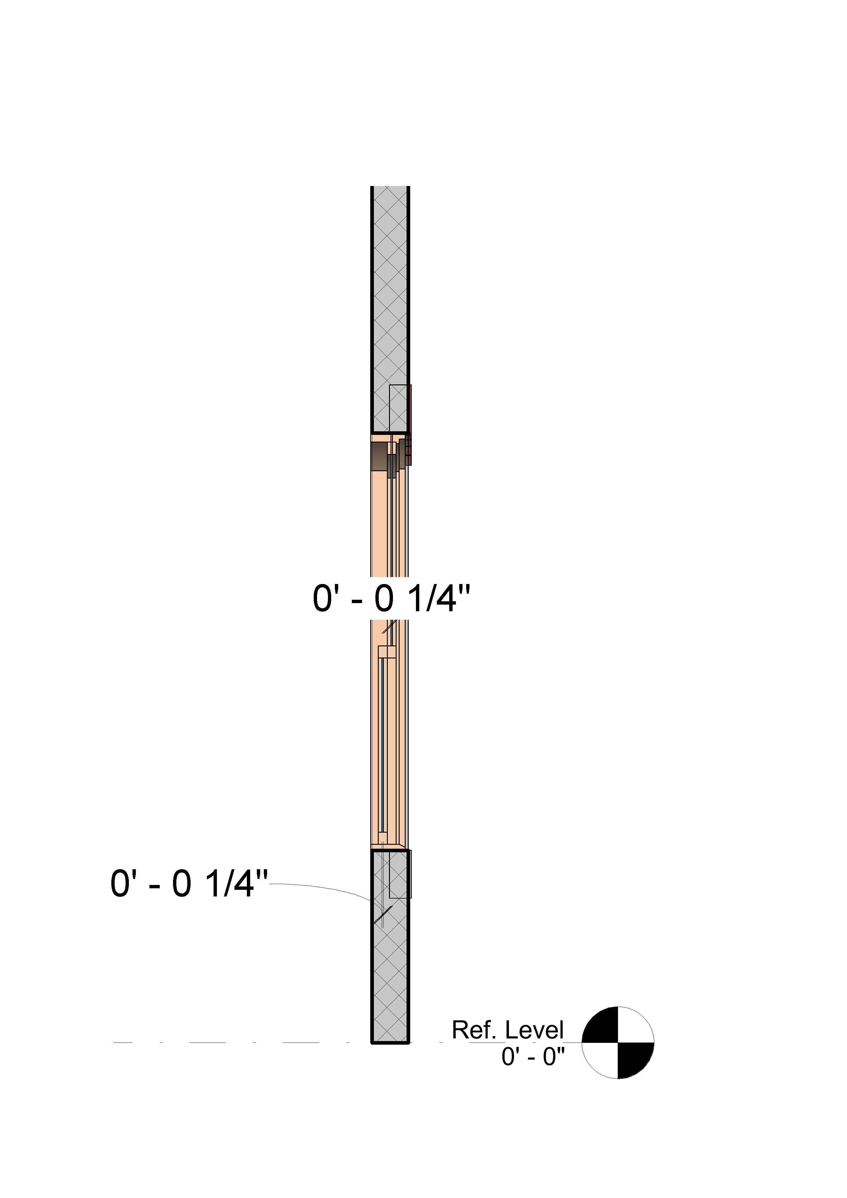 Brick header window 3D model_4