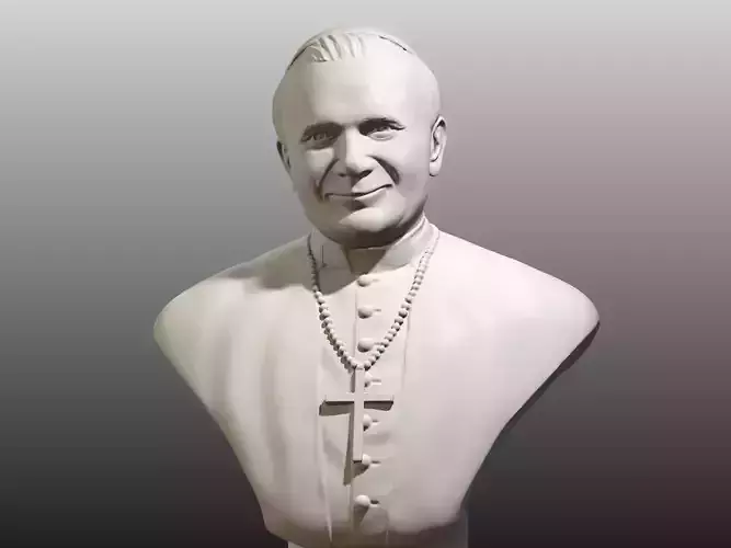 Pope St John Paul  2 the Great 3D print model