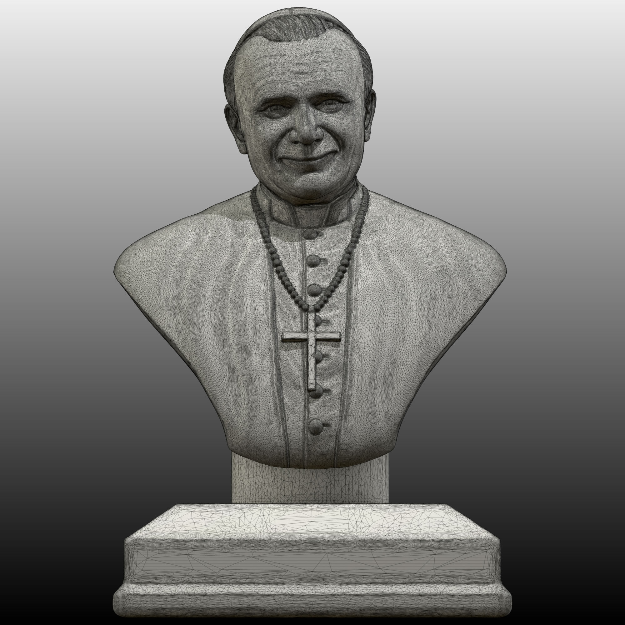 Pope St John Paul  2 the Great 3D print model_15
