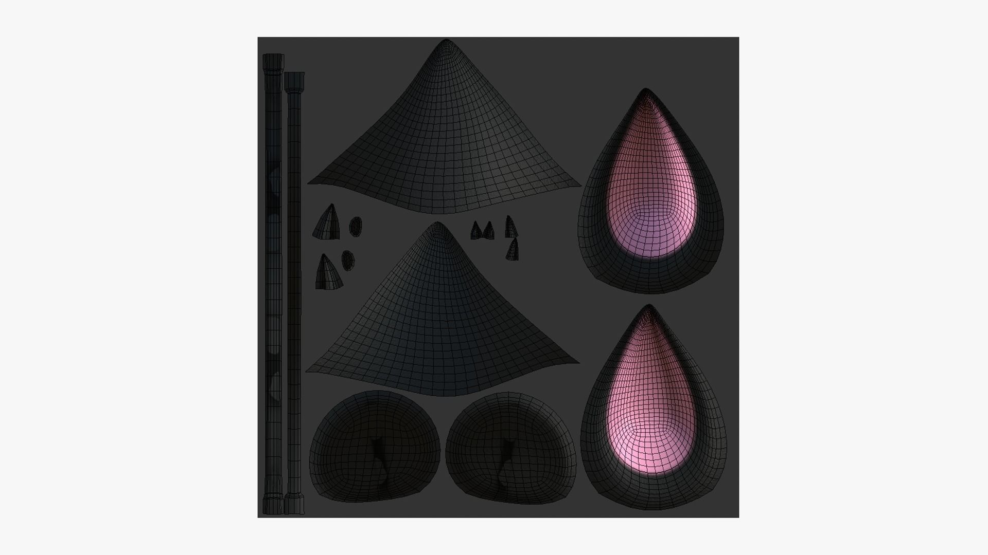 10 Furry Ears Tiara F Collection - Headband Character Design _73