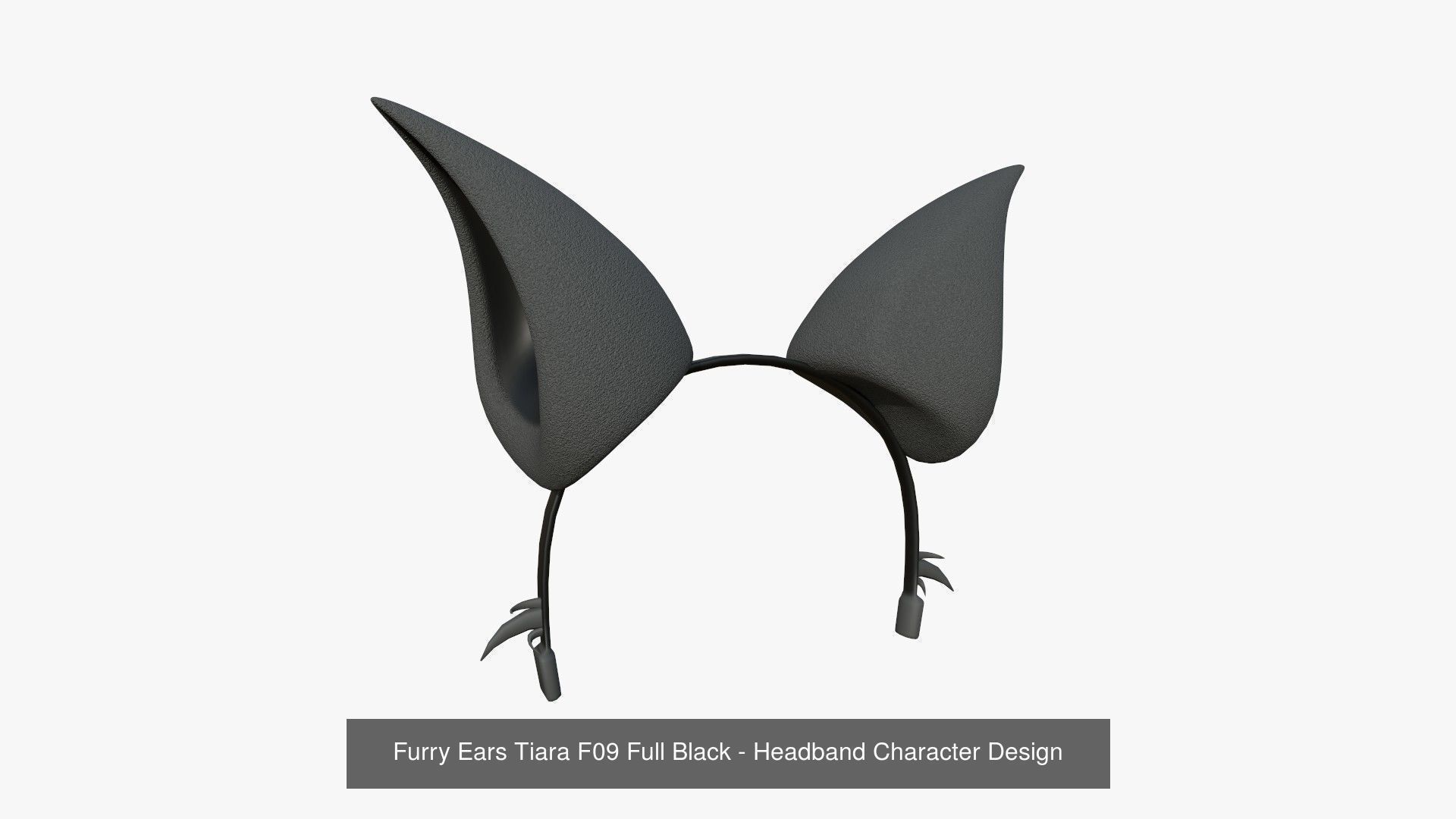 10 Furry Ears Tiara F Collection - Headband Character Design _9