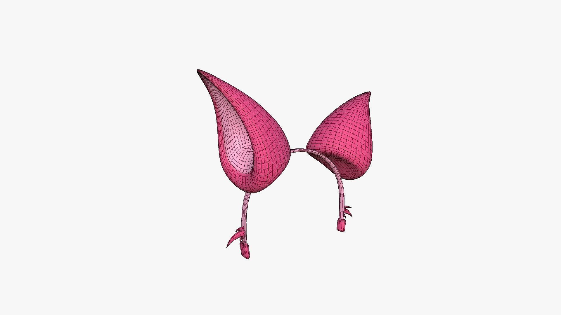 10 Furry Ears Tiara F Collection - Headband Character Design _71