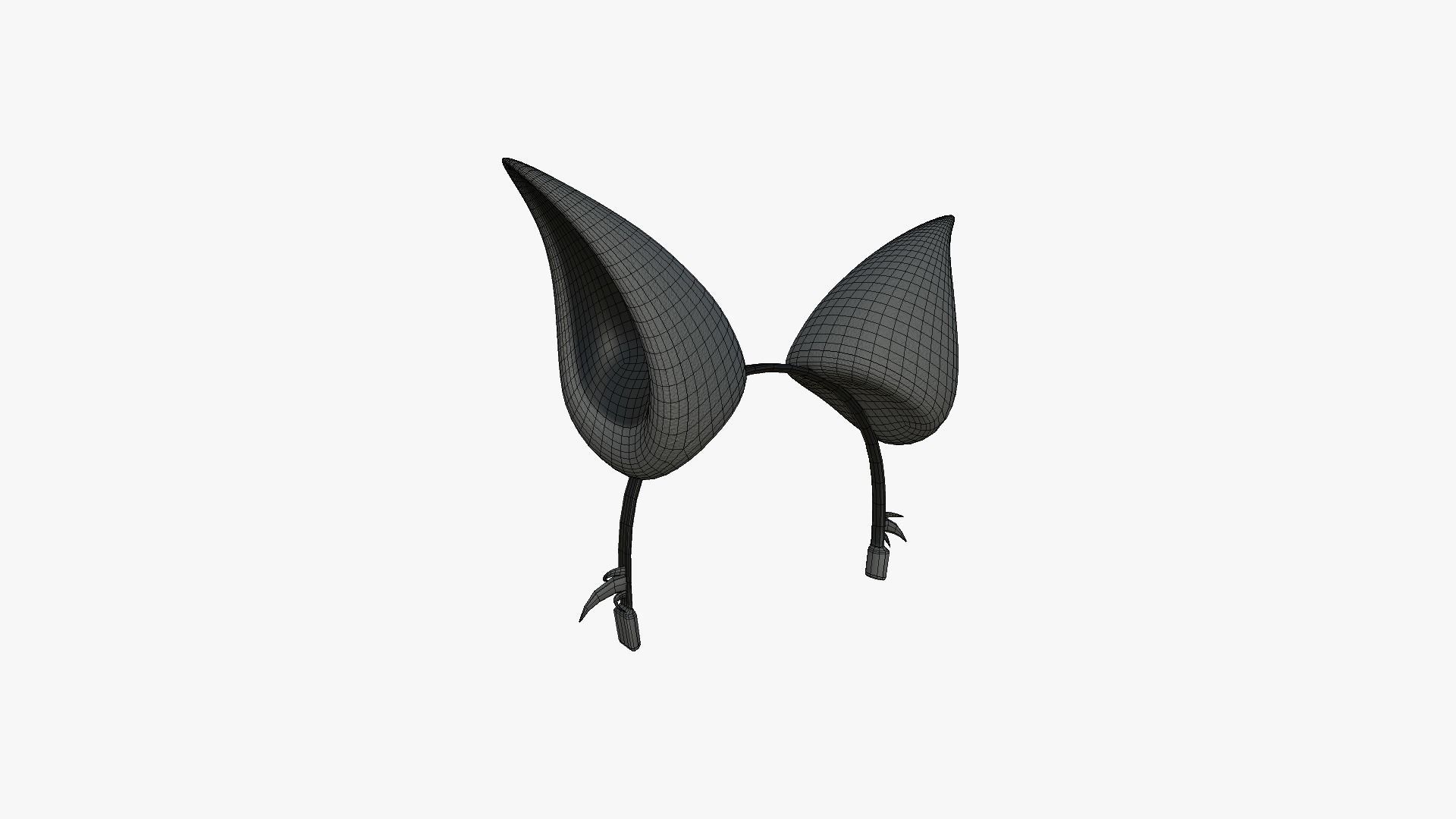 10 Furry Ears Tiara F Collection - Headband Character Design _39