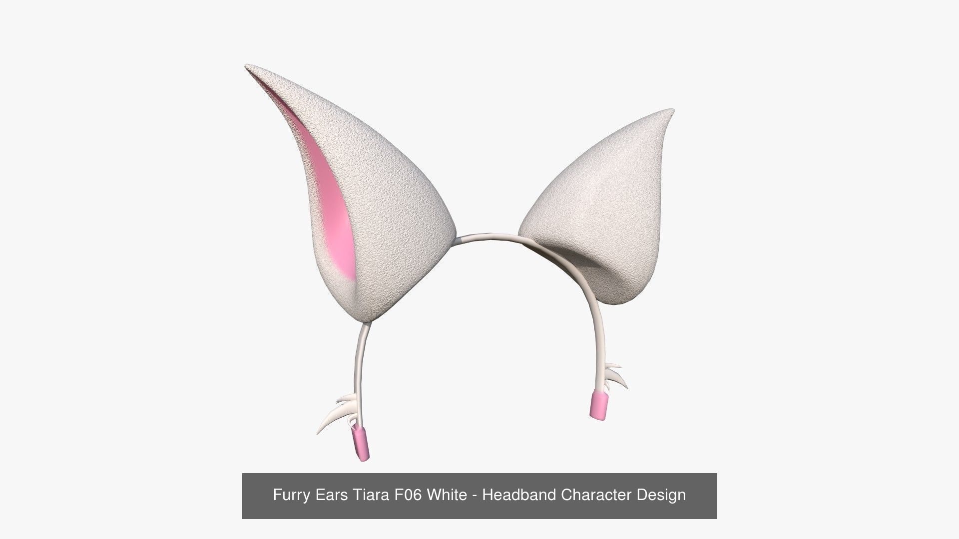 10 Furry Ears Tiara F Collection - Headband Character Design _6