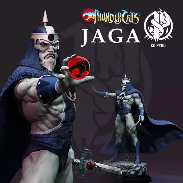 Jaga from Thundercats STL 3d printing collectibles by CG Pyro 3D print model