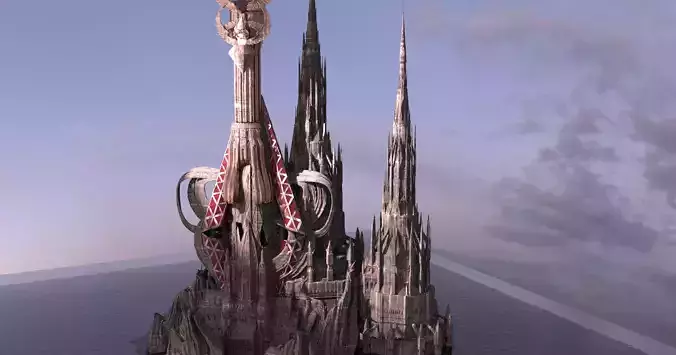 Tudor Rose Medieval fortress Fantasy towers 