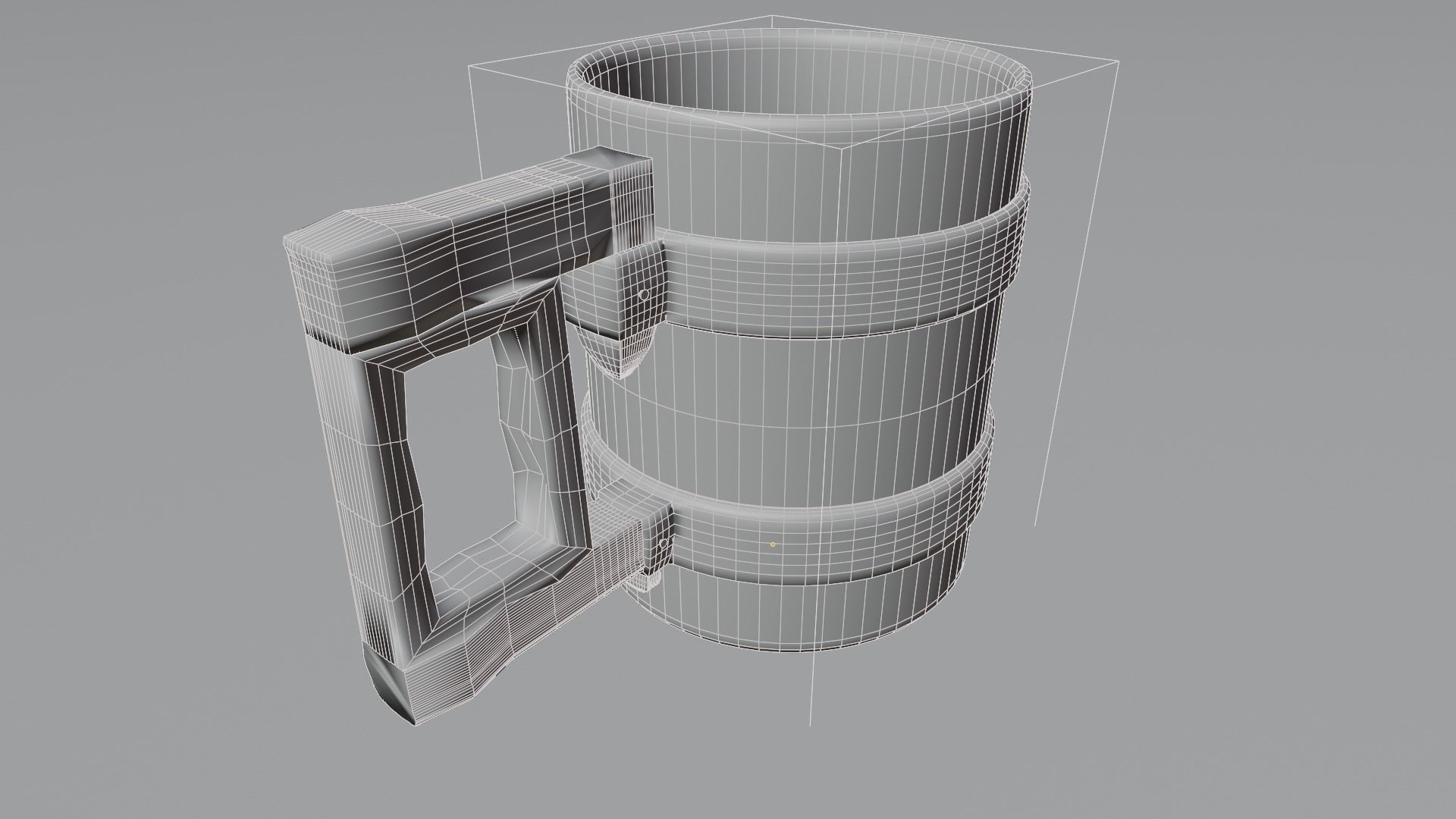 Wooden Mug 3D 3D model_14