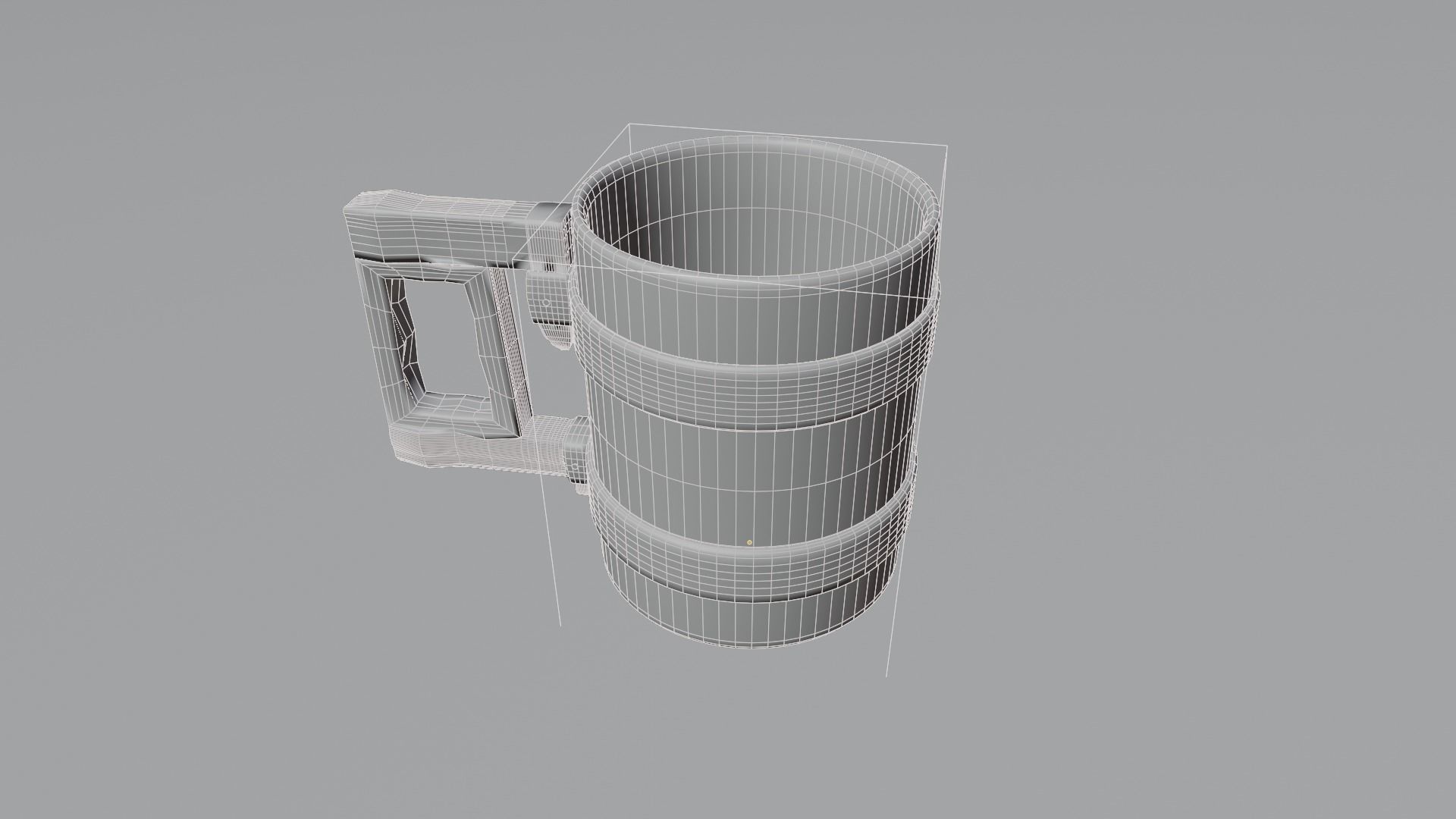 Wooden Mug 3D 3D model_13