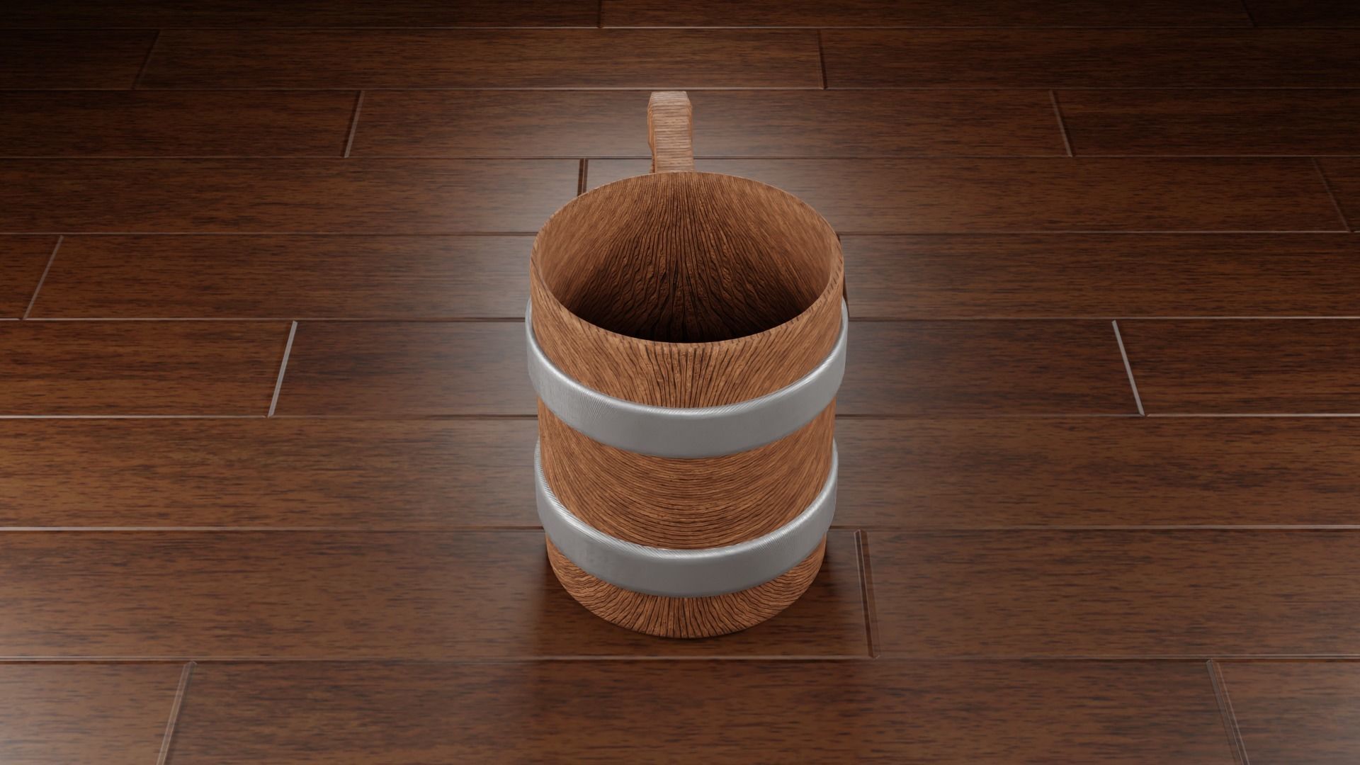 Wooden Mug 3D 3D model_12