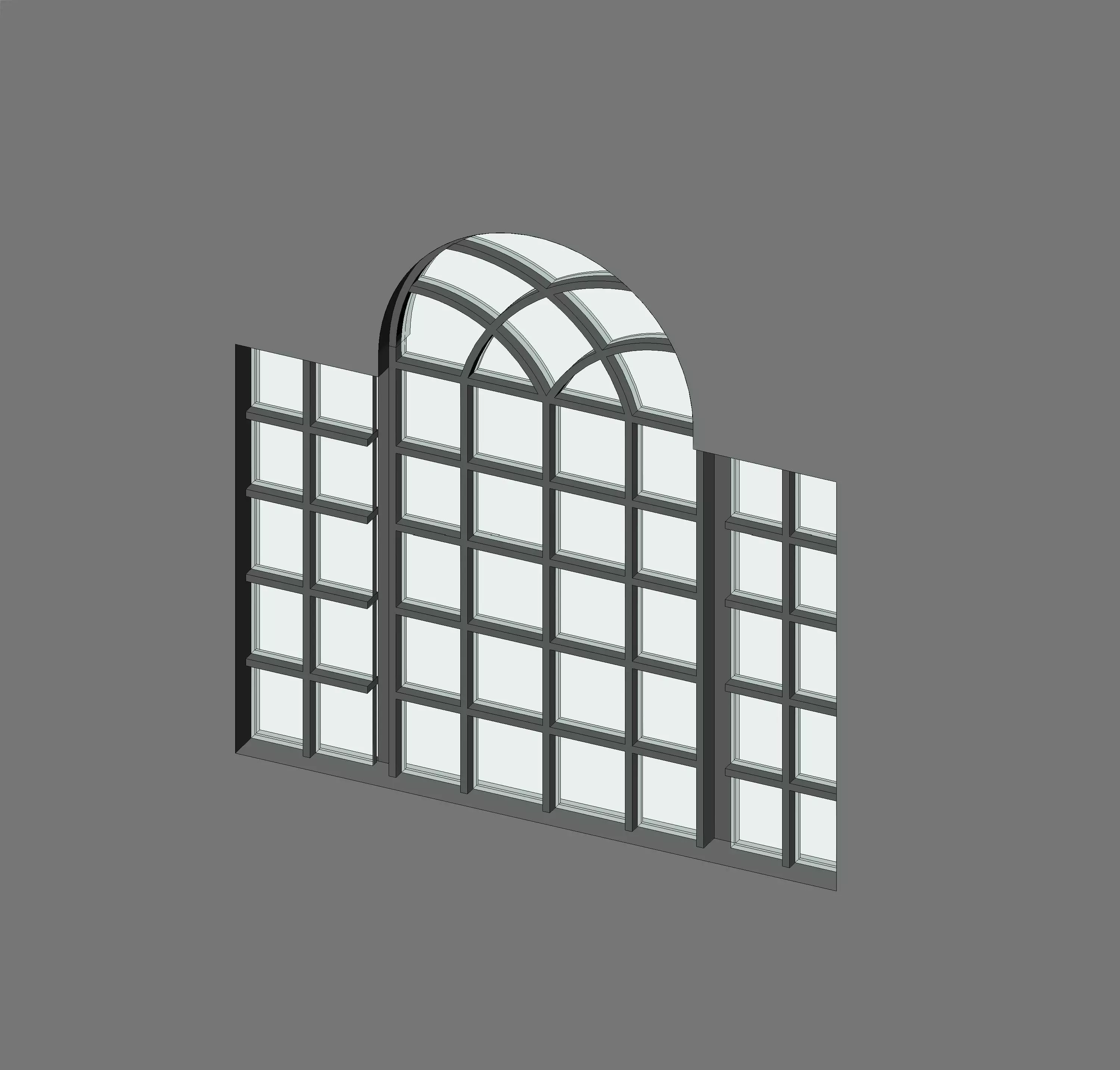 Archtop Window 3D model