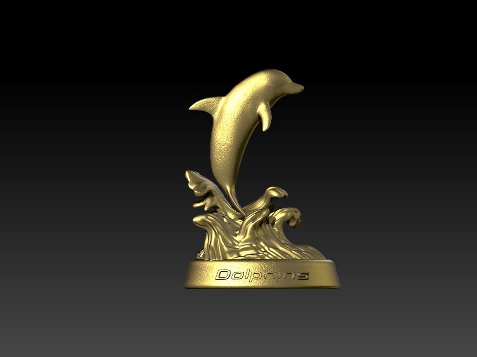 NFL MIAMI DOLPHINS - AMERICAN FOOTBALL - AFC 3D print model_2