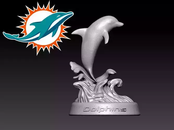 NFL MIAMI DOLPHINS - AMERICAN FOOTBALL - AFC 3D print model