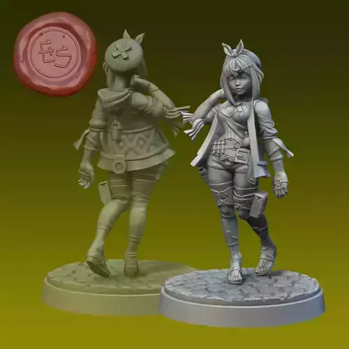 Ryza Stout - Atelier Ryza - 32mm 3D Print Miniature