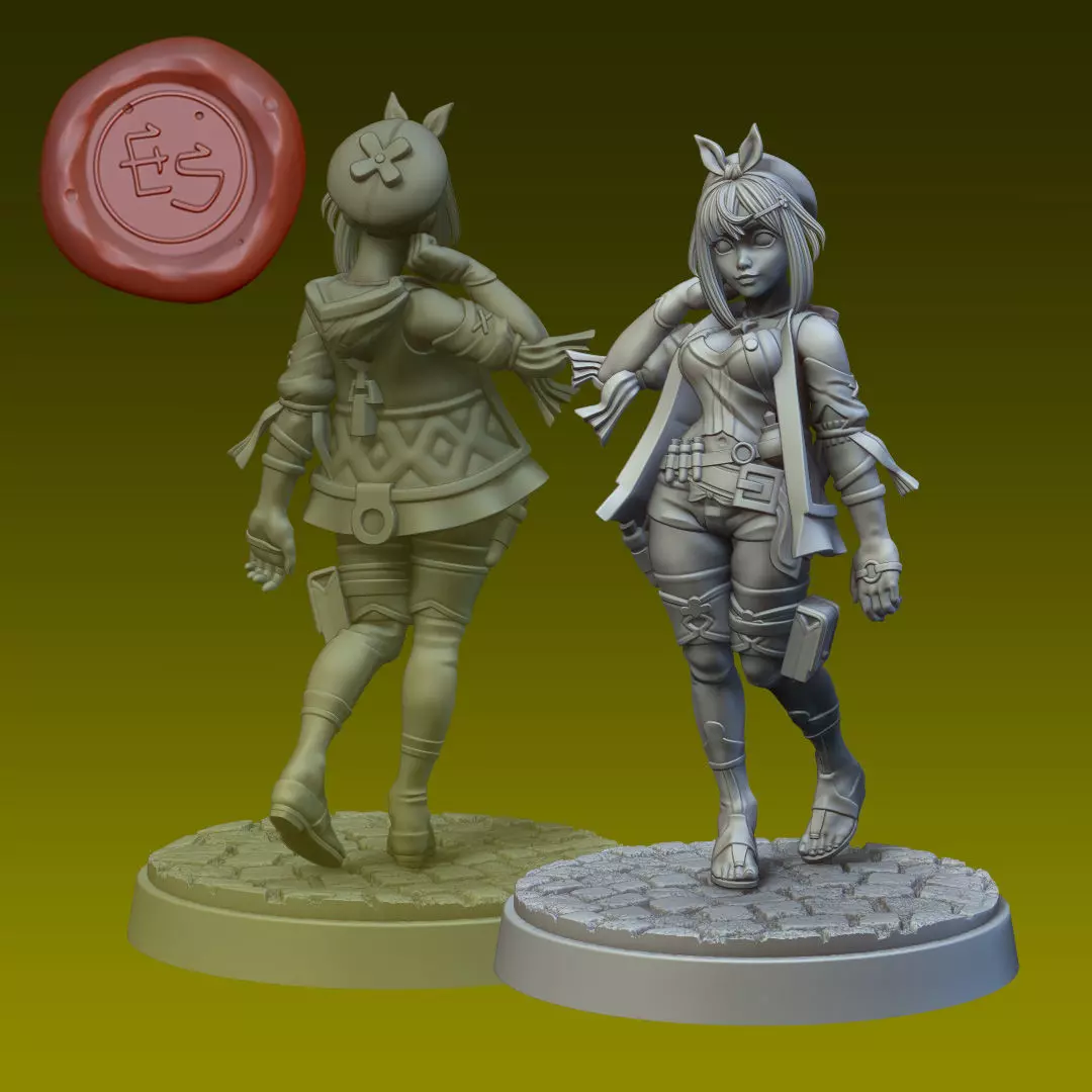 Ryza Stout - Atelier Ryza - 32mm 3D Print Miniature 3D print model_0