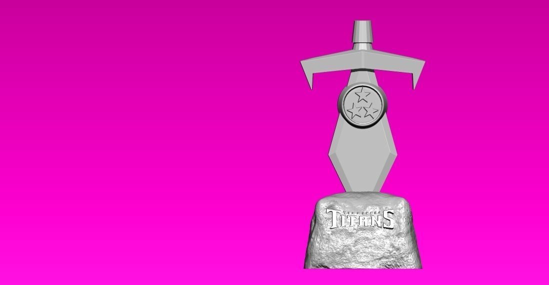 NFL TENNESSEE TITANS statue- AMERICAN FOOTBALL - 3D MODEL 3D print model_3