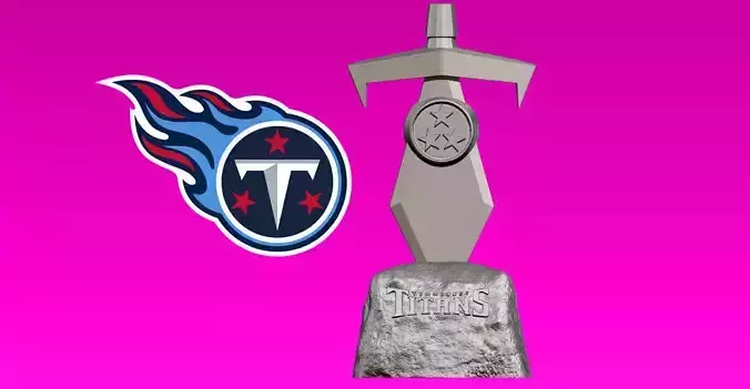 NFL TENNESSEE TITANS statue- AMERICAN FOOTBALL - 3D MODEL 3D print model