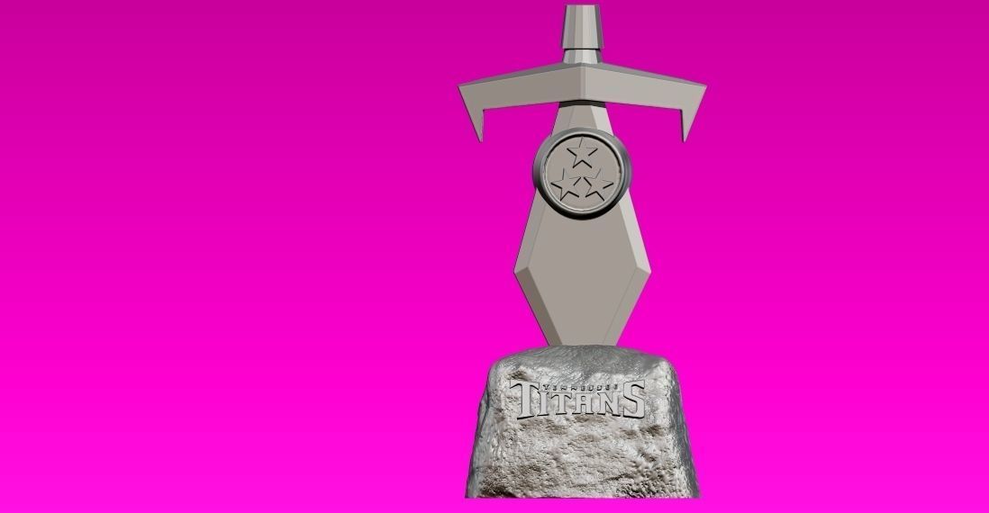 NFL TENNESSEE TITANS statue- AMERICAN FOOTBALL - 3D MODEL 3D print model_1