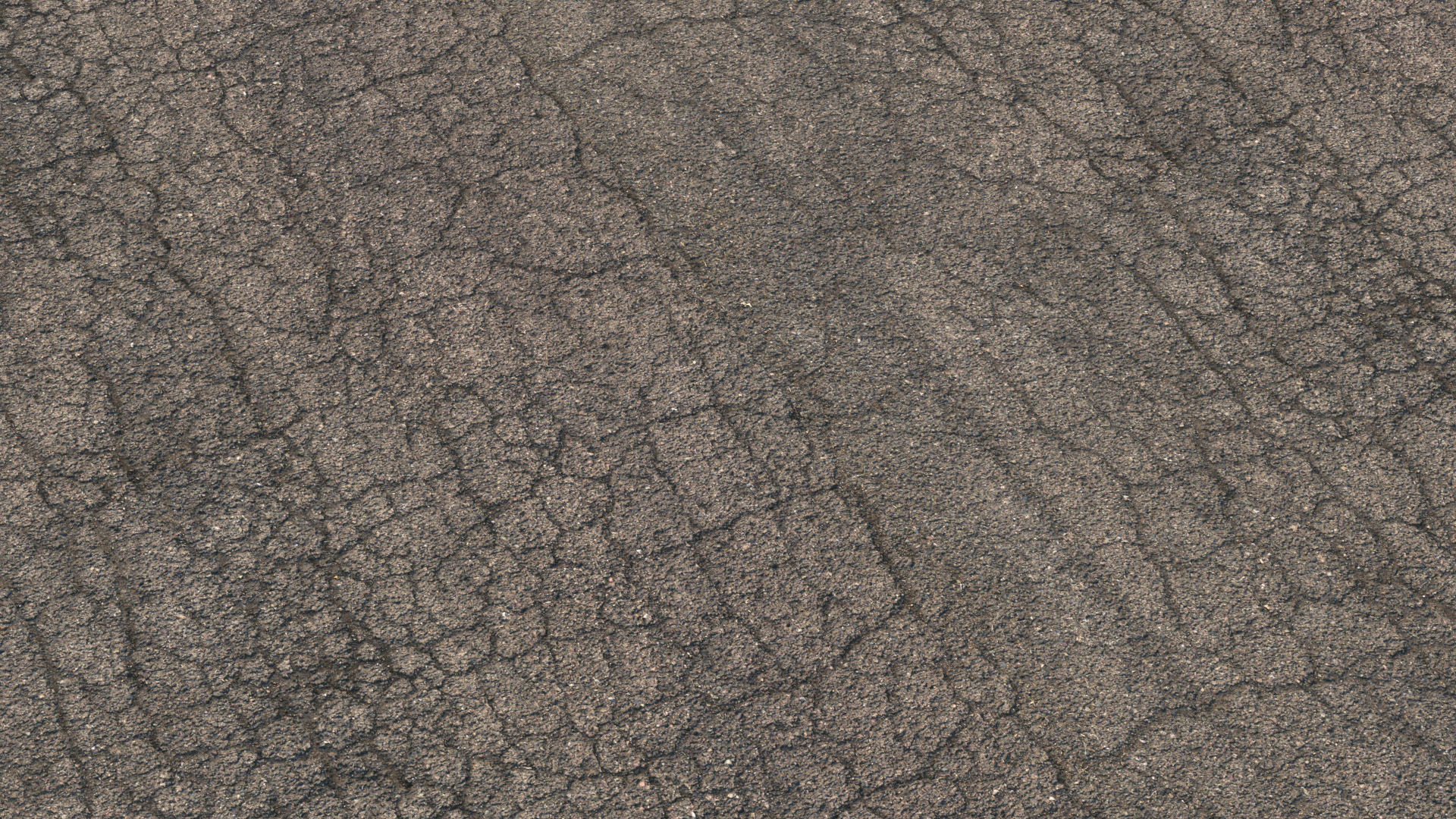 Old wet asphalt material 08 3D model_6