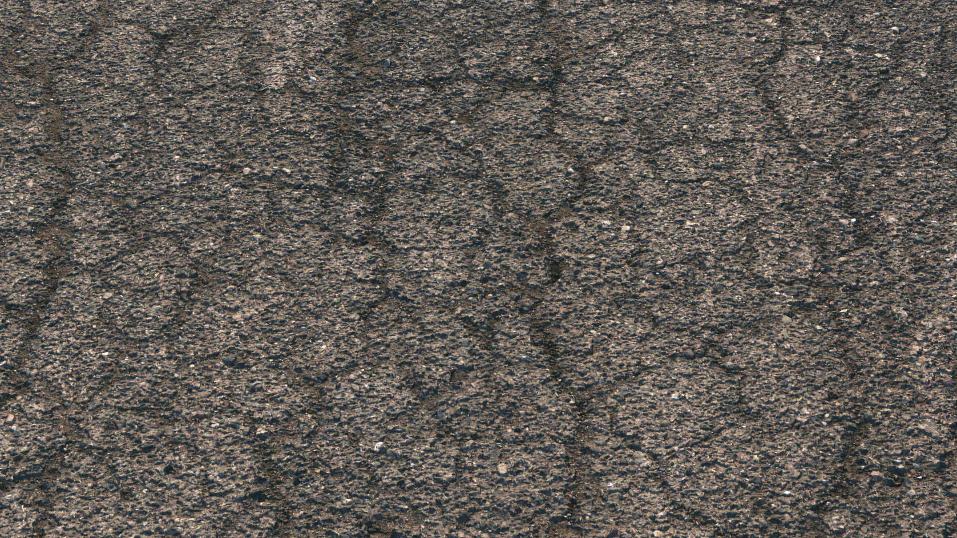 Old wet asphalt material 08 3D model_2