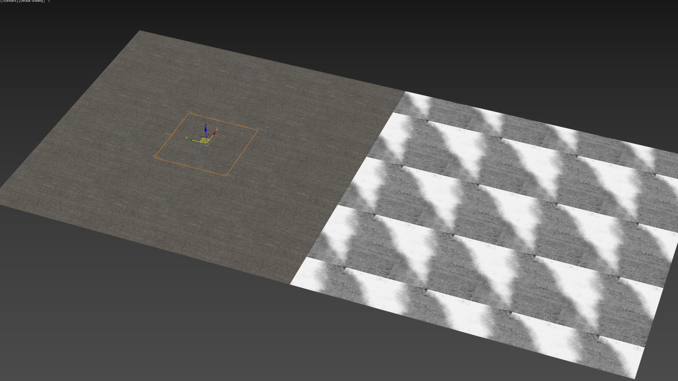 Old wet asphalt material 08 3D model_12