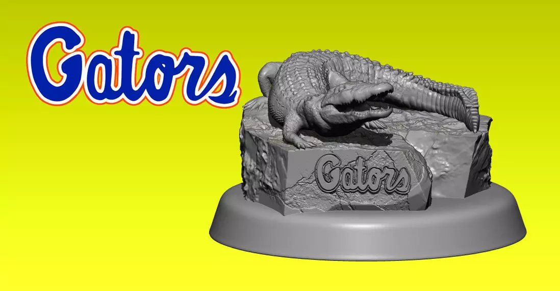 STATUE FLORIDA GATORS FOOTBALL - NCCA - SEC 3D print model_0