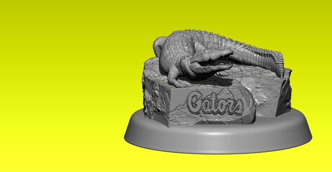 STATUE FLORIDA GATORS FOOTBALL - NCCA - SEC 3D print model_3
