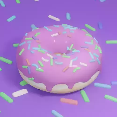 Delicious Realistic Donut 1 Pack