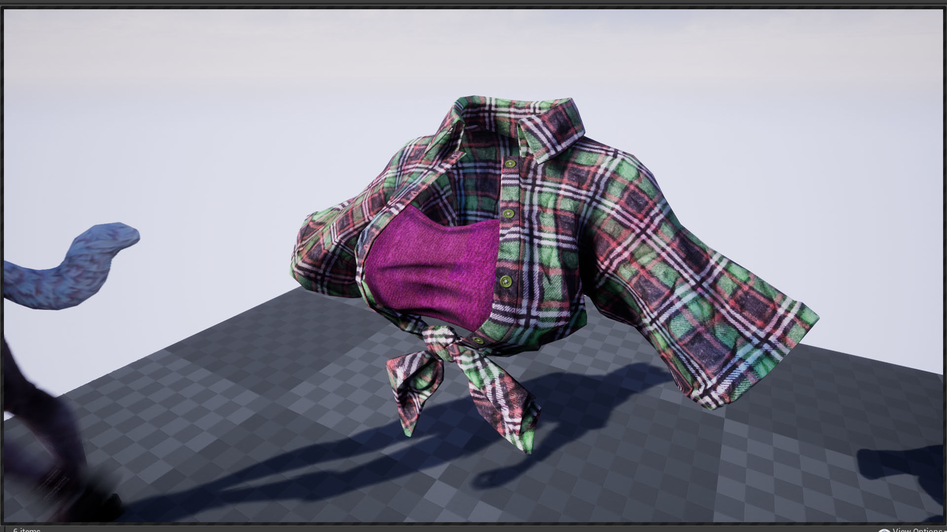 Cat girl Low-poly 3D model_22