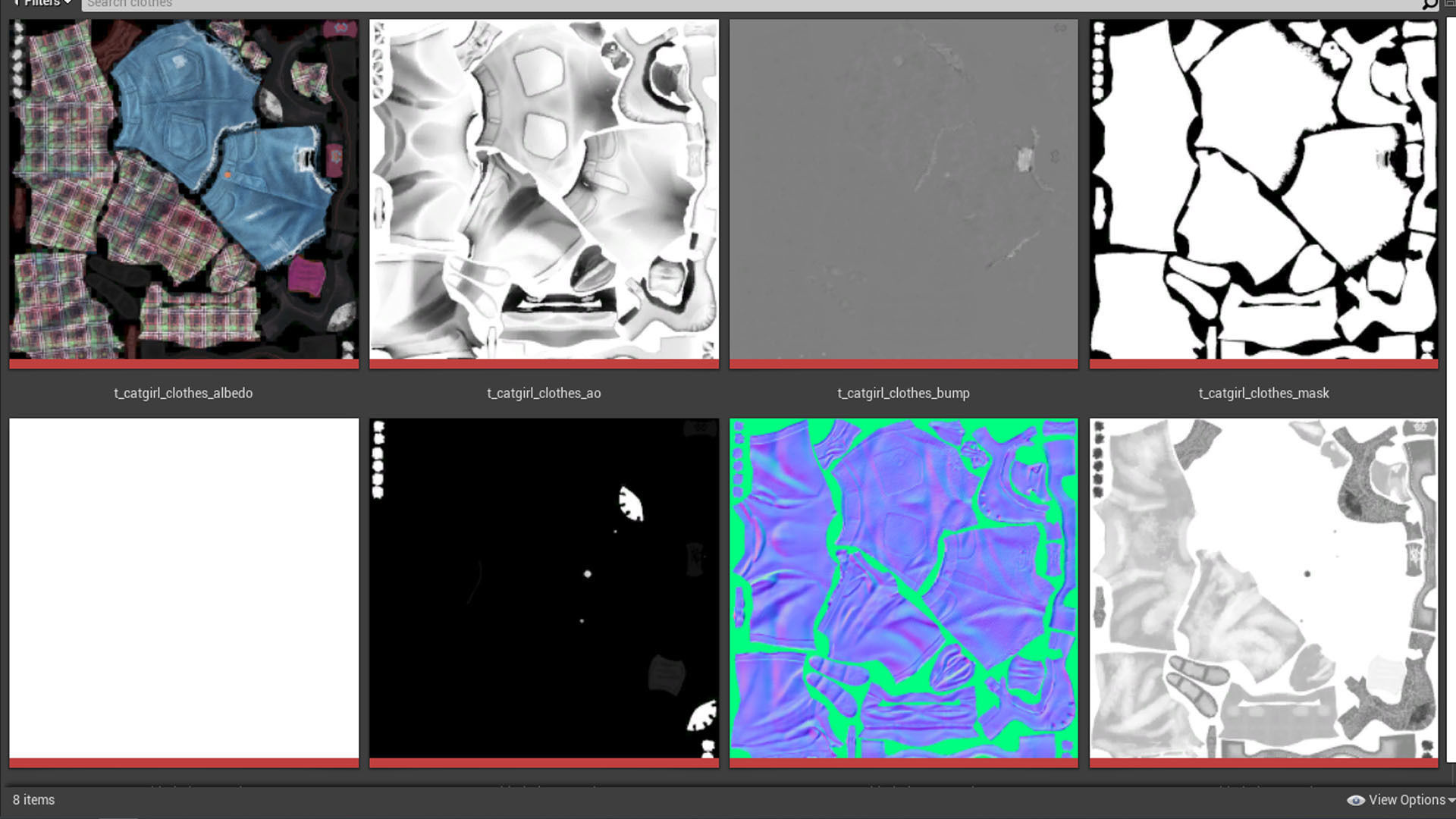 Cat girl Low-poly 3D model_29