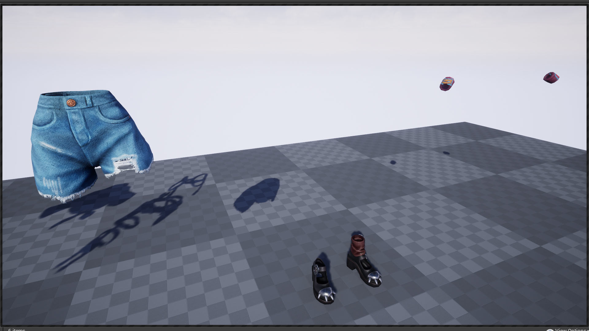 Cat girl Low-poly 3D model_20