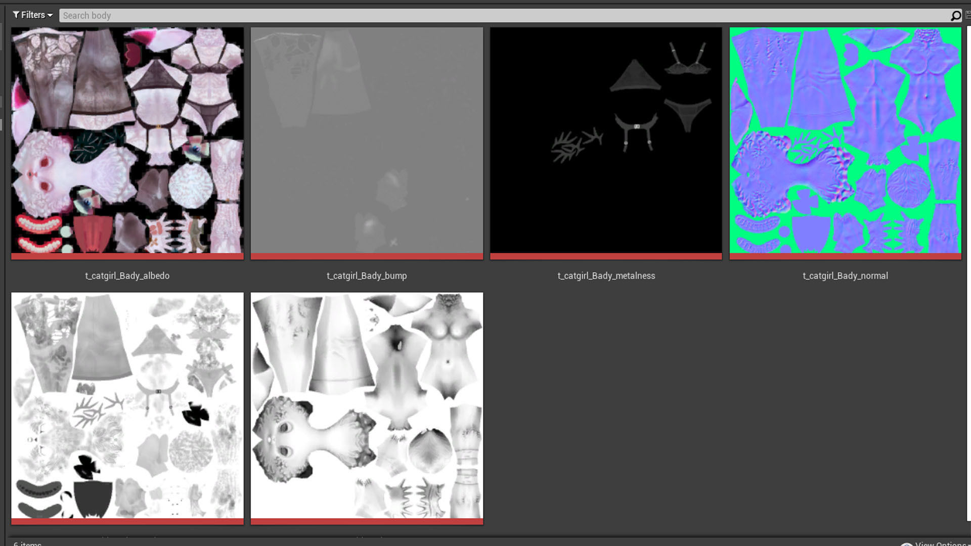 Cat girl Low-poly 3D model_30