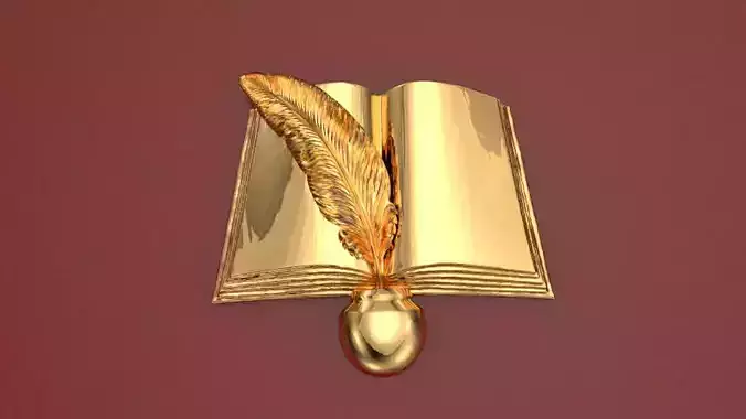 libro con pluma graduacion 