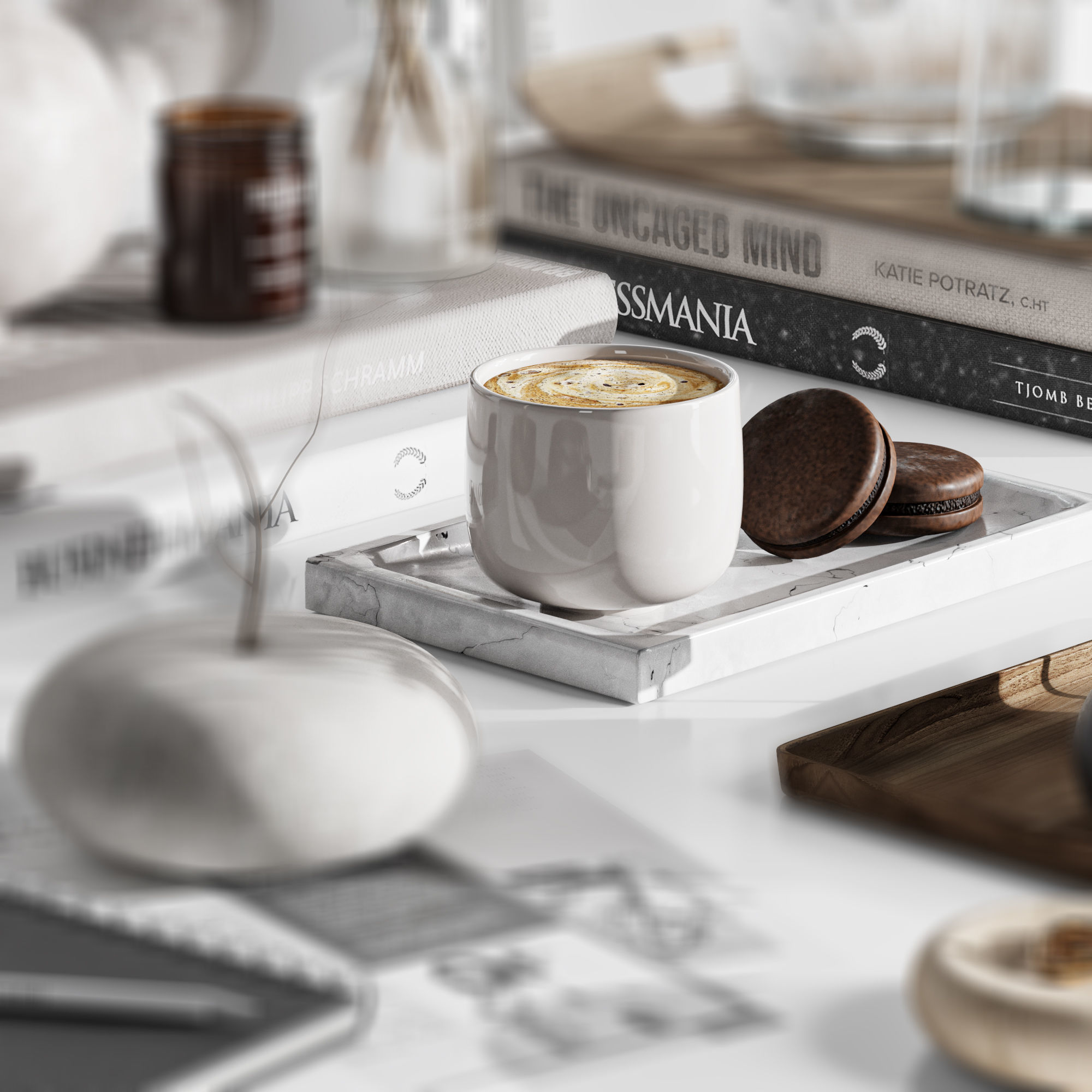 Decorative Set37 3D model_4