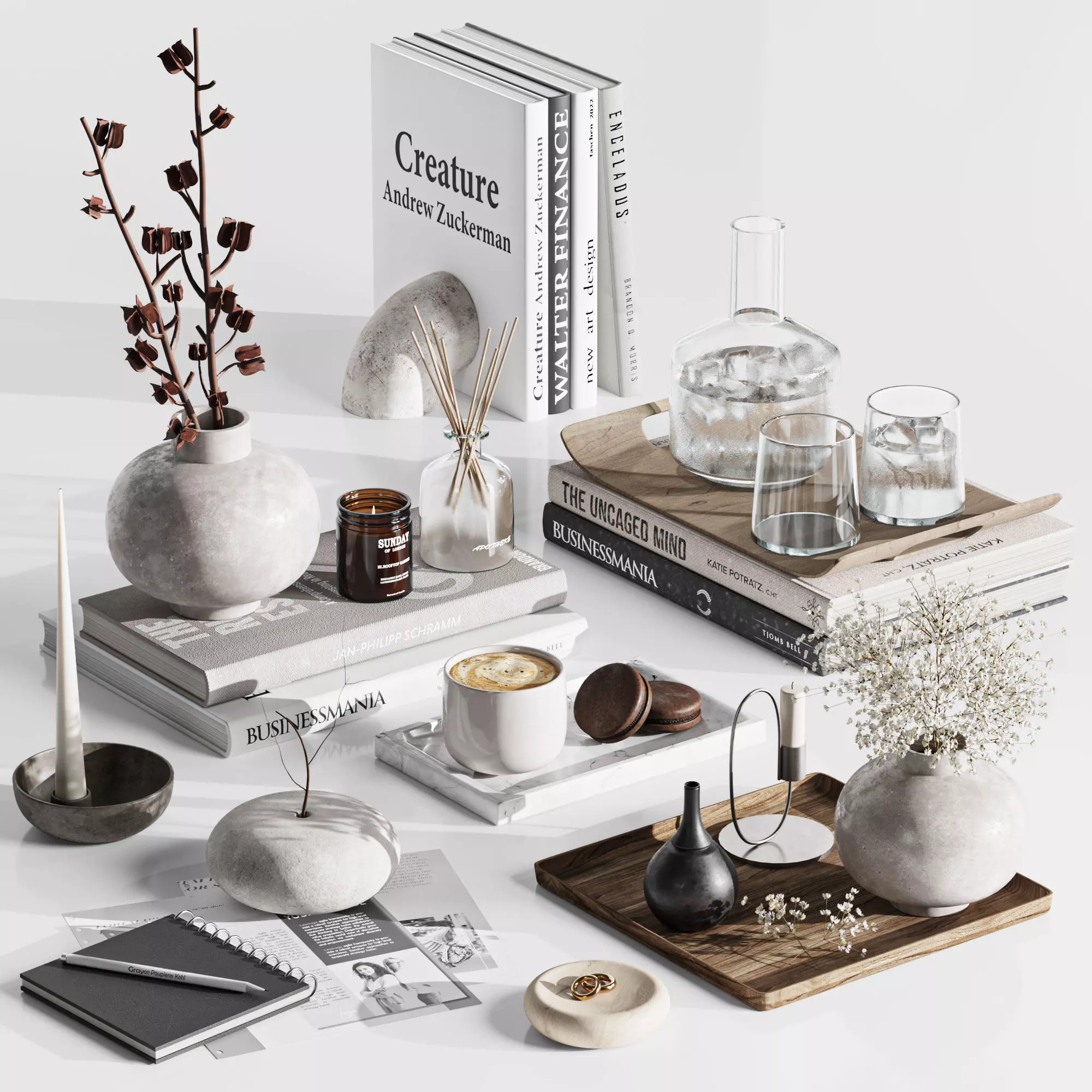 Decorative Set37 3D model_0