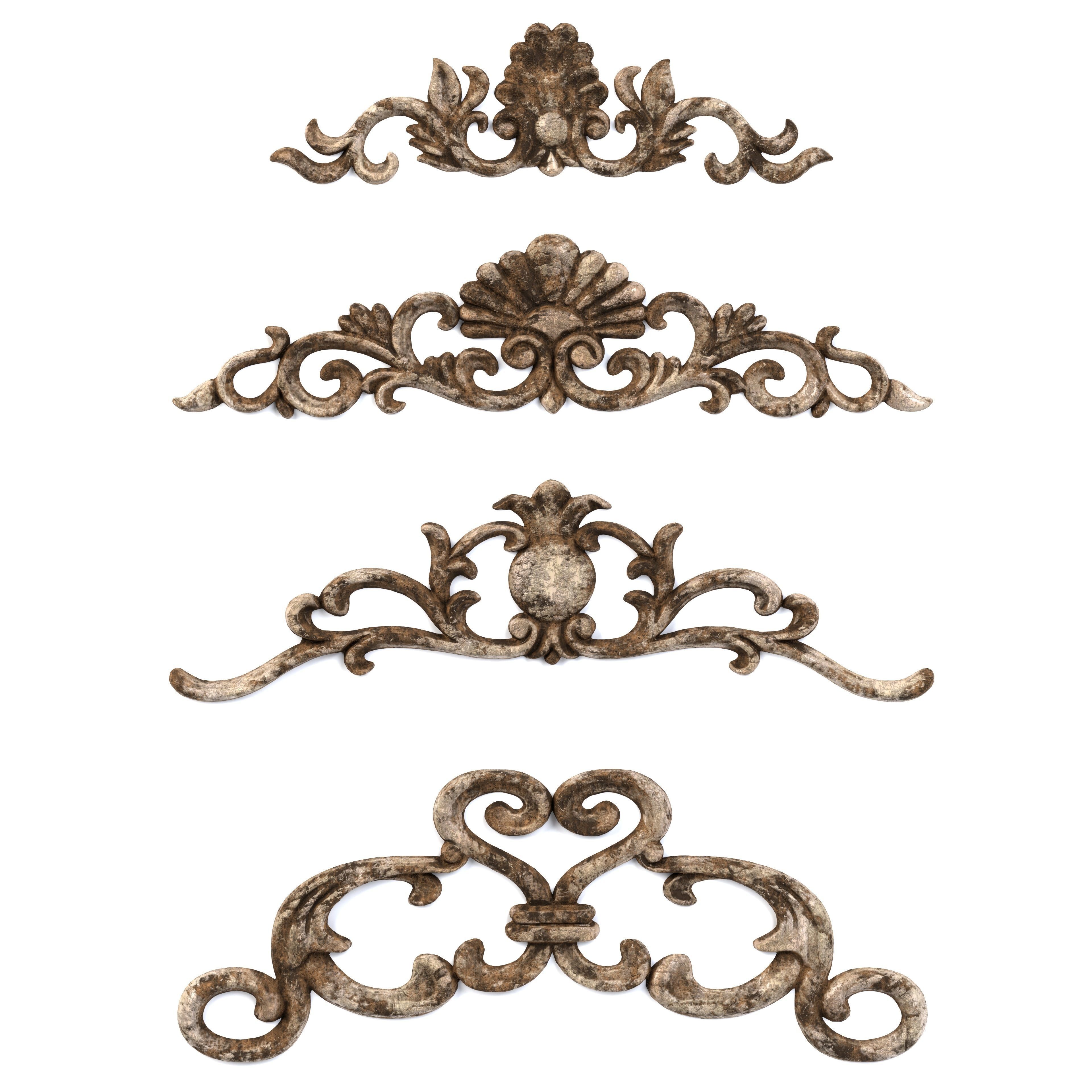 4 Low-Poly Ornament Vol 09-4 Low-poly 3D model_1