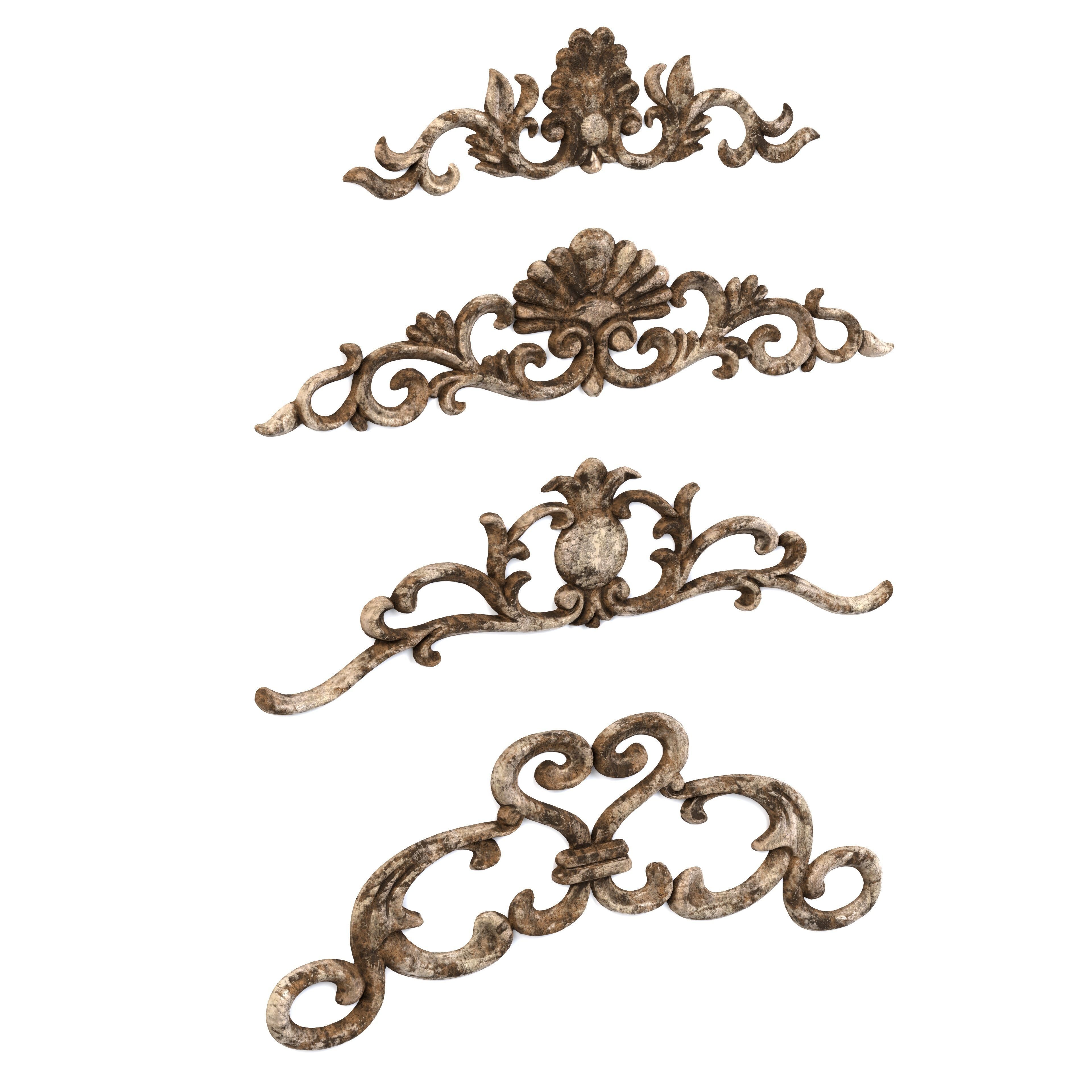 4 Low-Poly Ornament Vol 09-4 Low-poly 3D model_3