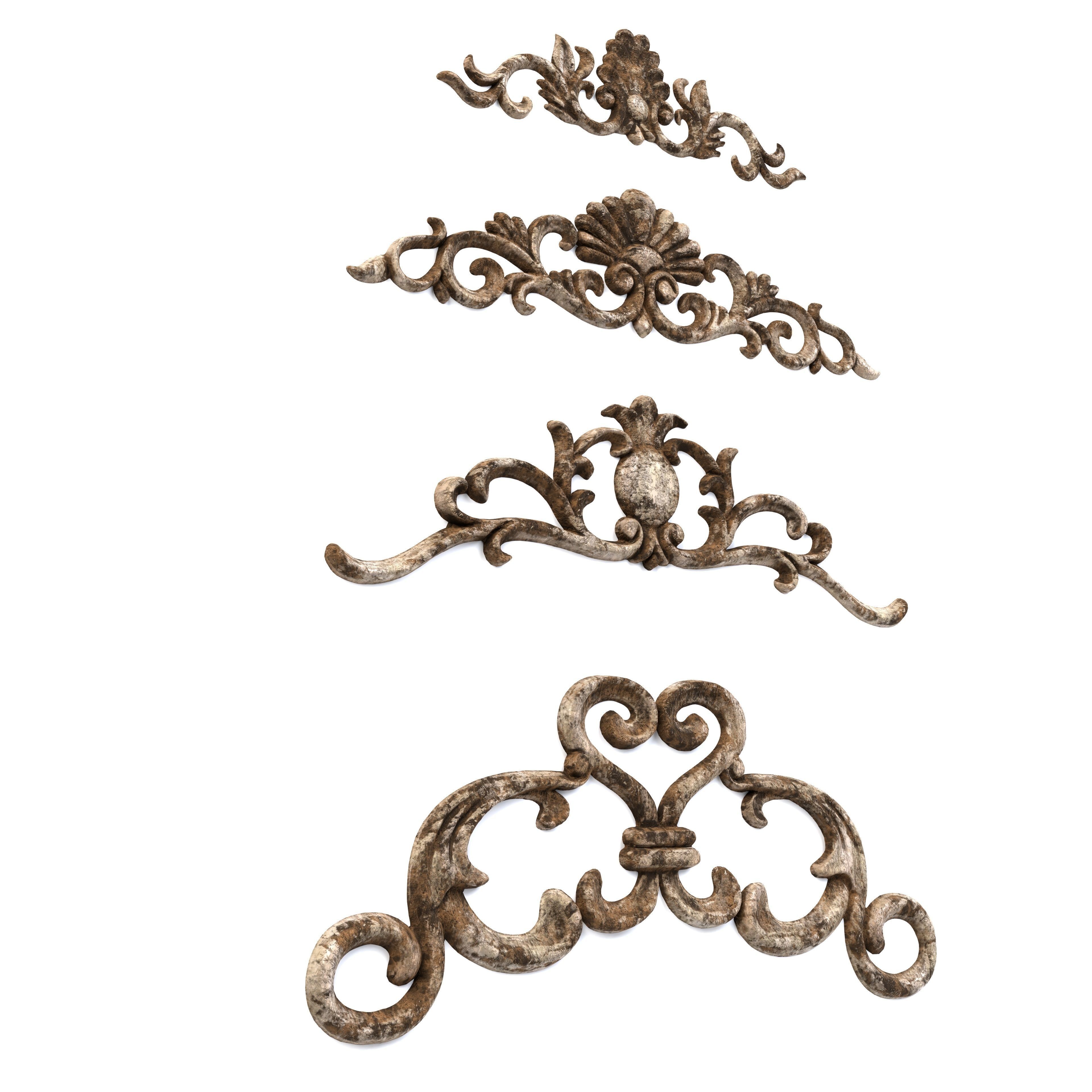 4 Low-Poly Ornament Vol 09-4 Low-poly 3D model_6