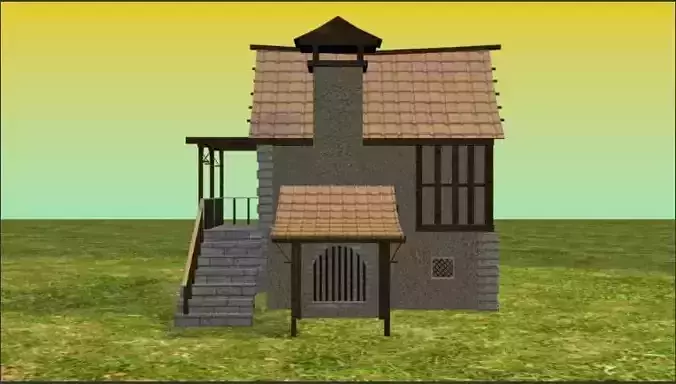 Old Home 3D Model