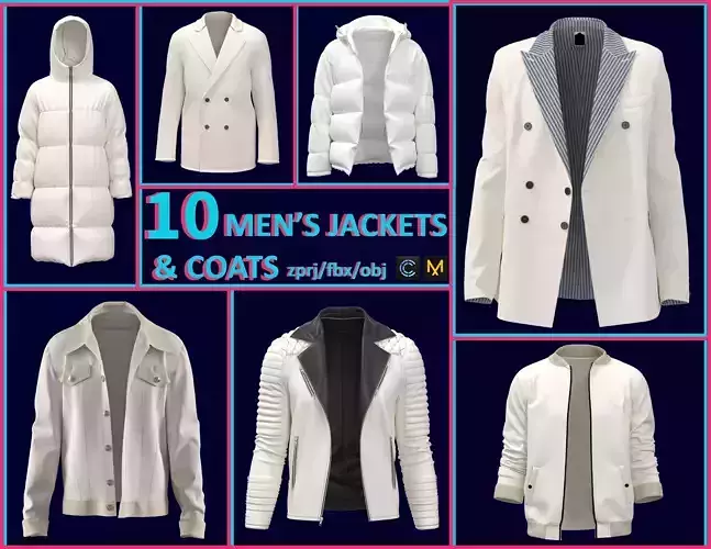 10 JACKETS AND COATS FOR MEN
