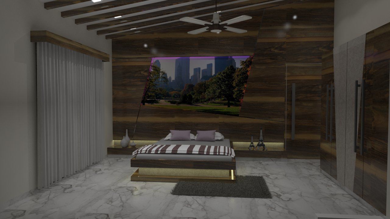     BEd Room 3D model_1