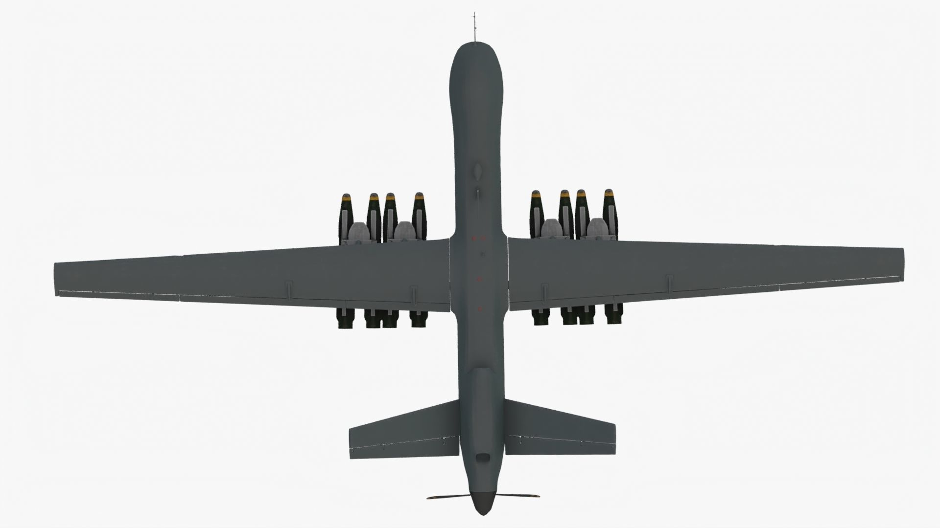 UDIM 8K Unmanned Combat Air Vehicle MQ 9 Reaper UAV 3D model_5
