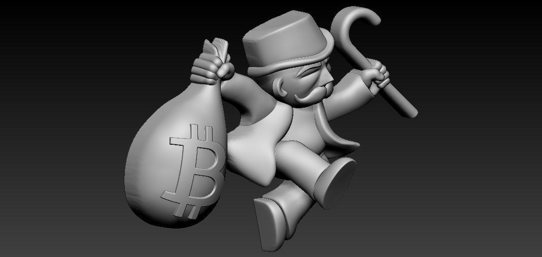 Monopoly Man 3D print model_2