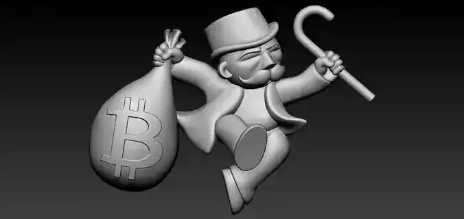 Monopoly Man 3D print model