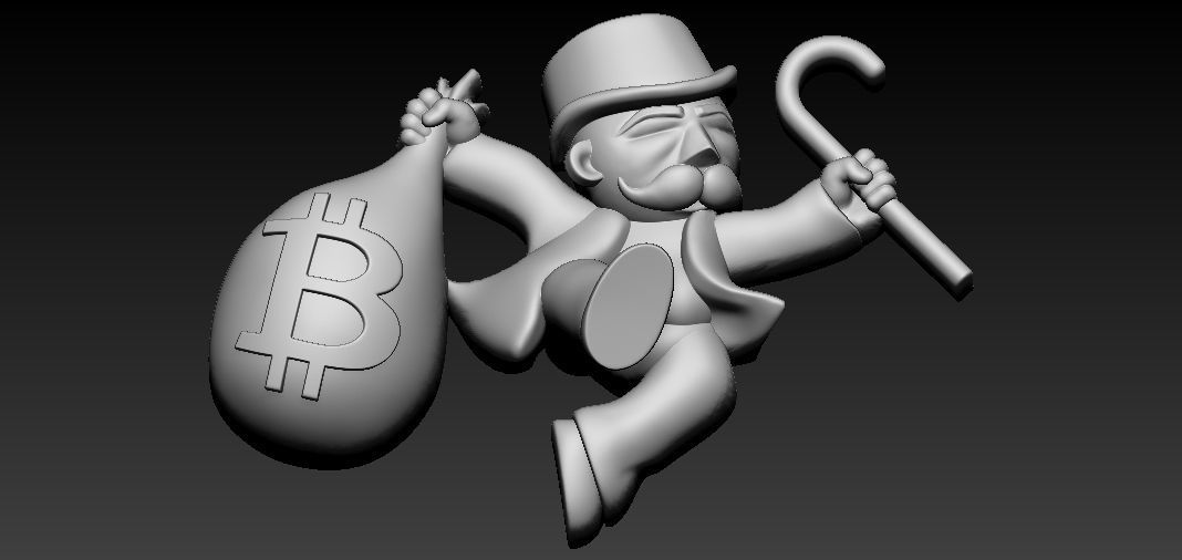 Monopoly Man 3D print model_3