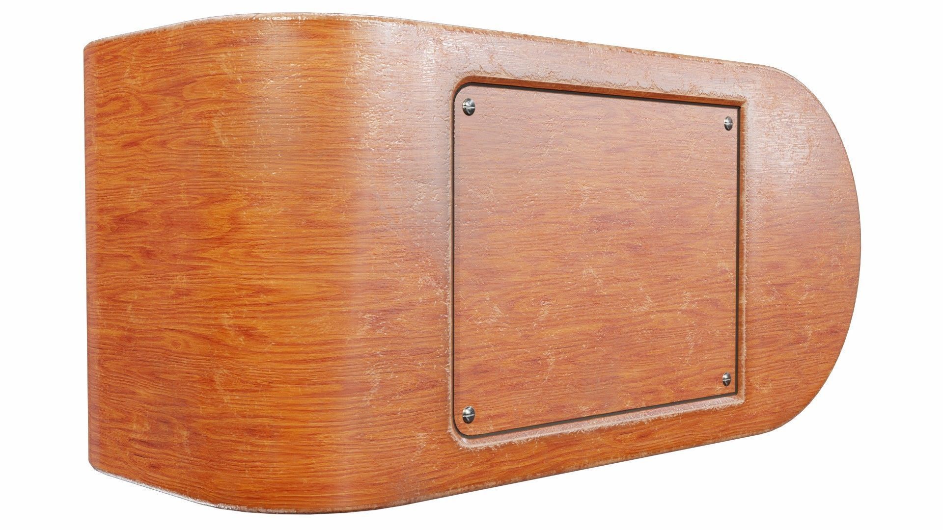 Radio Low-poly 3D model_3