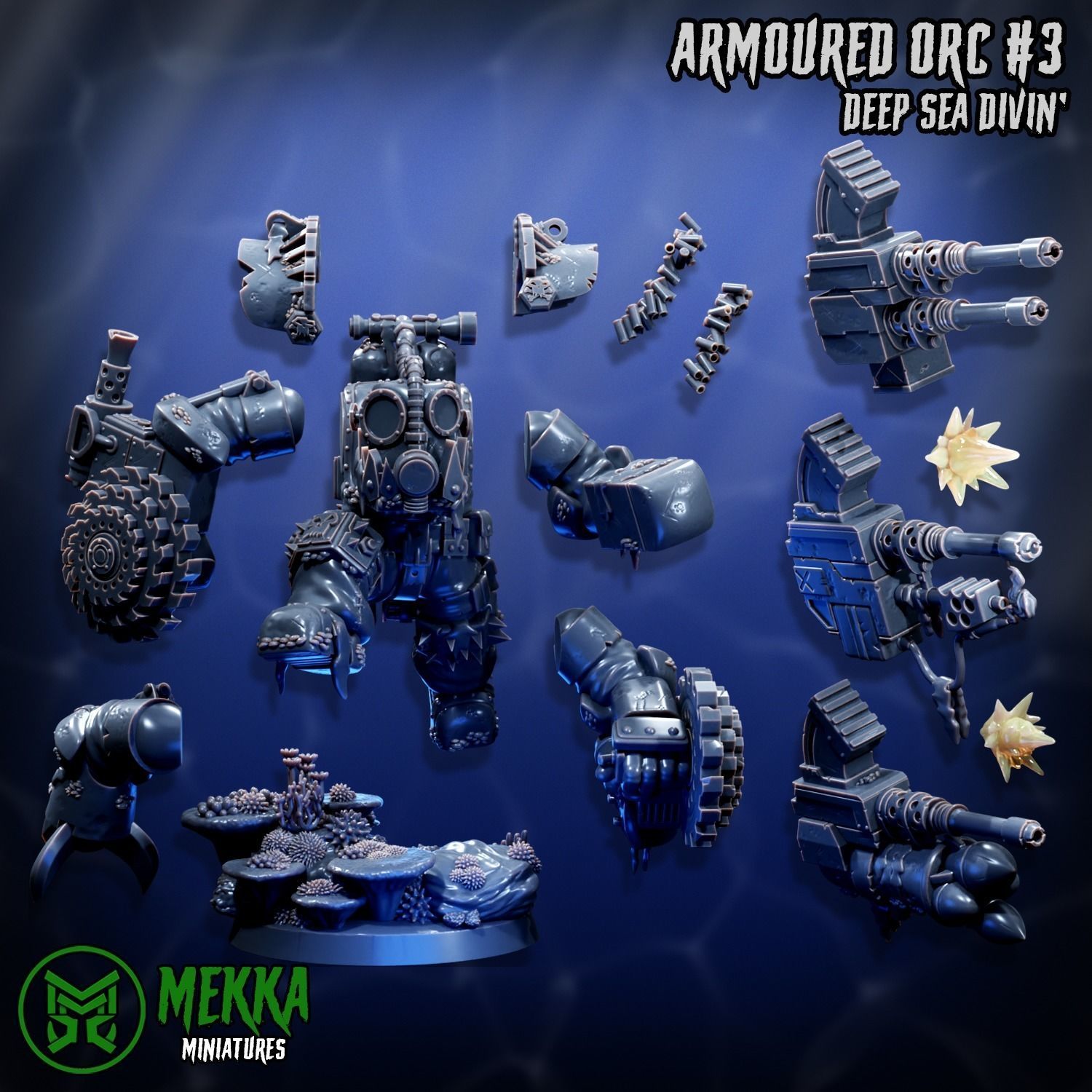 Armoured Orc Set 3D print model_6