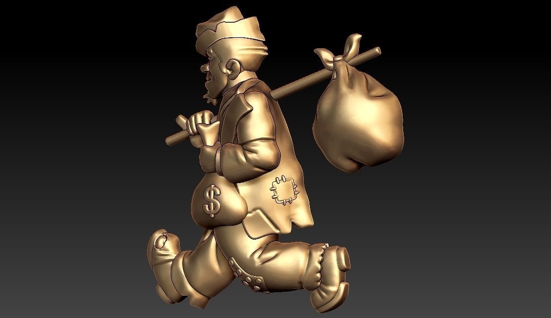 TINTIN EL CAPITAN HADDOCK 3D print model_5