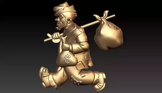 TINTIN EL CAPITAN HADDOCK 3D print model